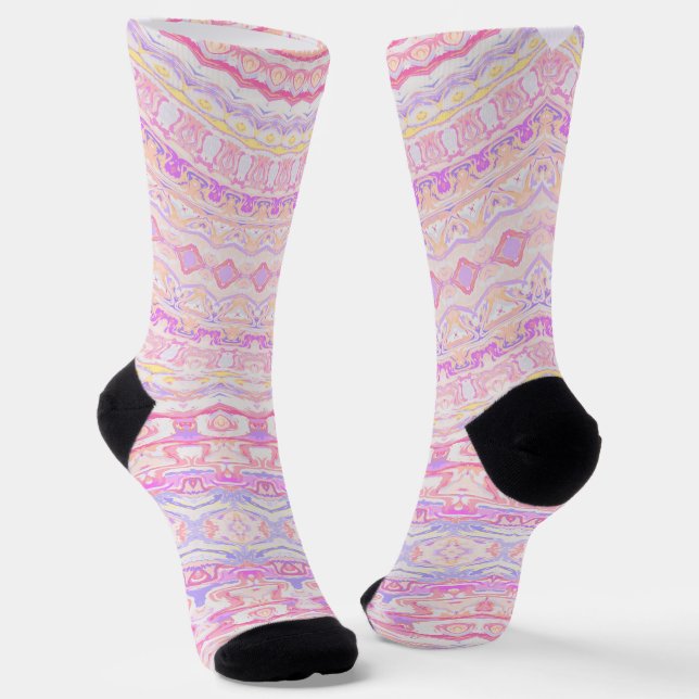 Boho Pattern Socks (Angled)