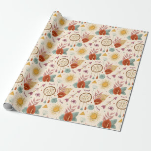 Boho Pattern Wrapping Paper