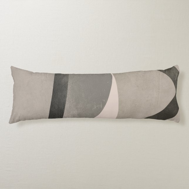 Boho Patterned Brushed Polyester Body Pillow (Front)