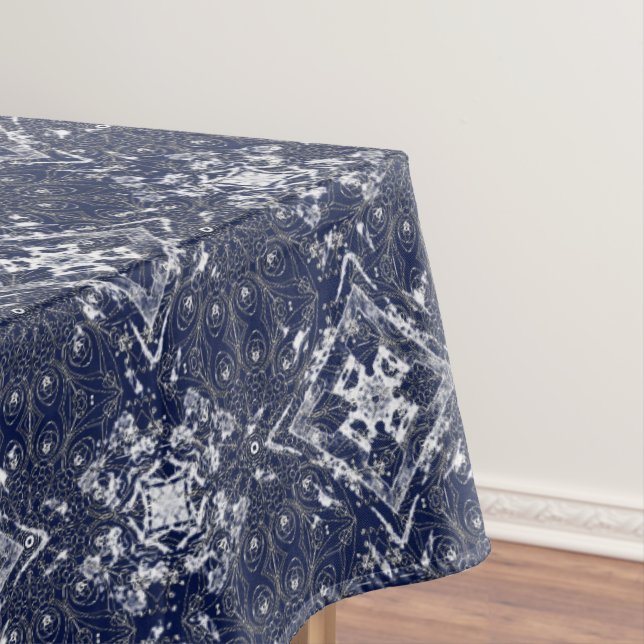 Boho Peacock Inspirations Tablecloth (In Situ)