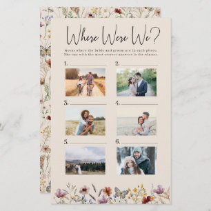 Boho Photo Bridal Shower Game