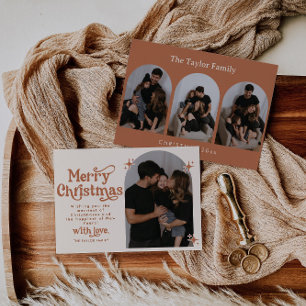 Boho Photo Christmas Card