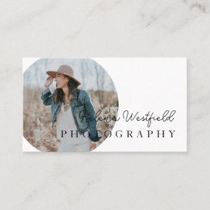 Boho Photo Small Business Card