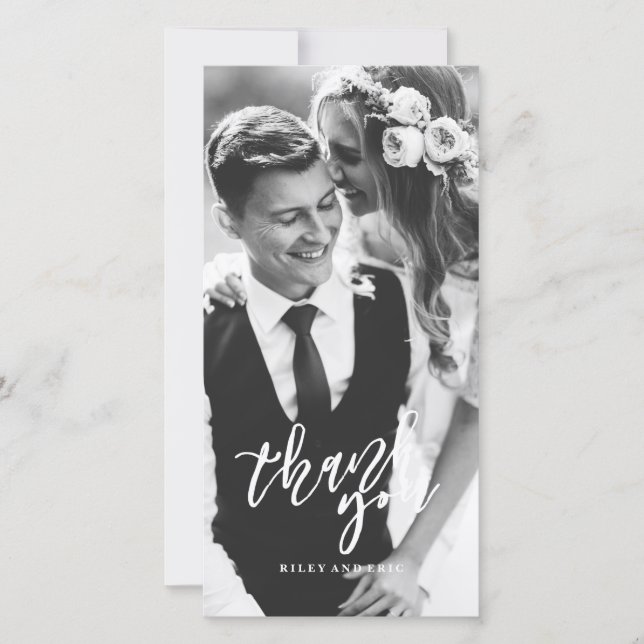 boho photo THANK YOU CARD (Front)