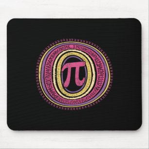 Boho Pi Day 3.14 Math Geek 1 Mouse Mat