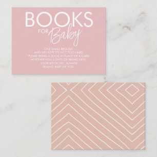 Boho Pink and Blush Book Request Enclosure Card