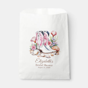 Boho Pink Coastal Cowgirl Bridal Shower Favour Bag