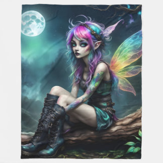 Boho Pixie Fleece Blanket