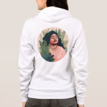 Boho Plant Lady Sweatshirt - Plus-Size Brown-Skin