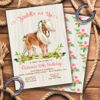 Boho Pony Birthday Party