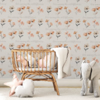 Boho Poppy Flower Print Custom Quote