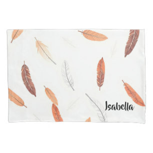 Boho Popular Feathers Luxury Collection Pillowcase