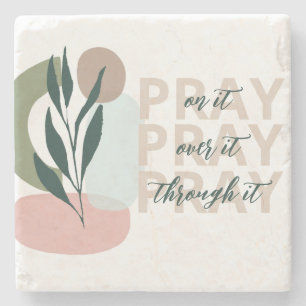 BOHO Prayer Stone Coaster