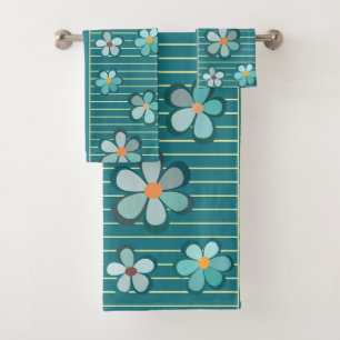 boho preppy style bath towel set