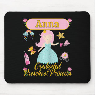Boho Princess Anna 2026 Personalised Preschool Gra Mouse Mat