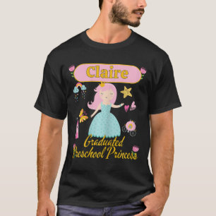 Boho Princess Claire 2026 Personalised Preschool G T-Shirt