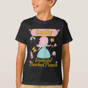 Boho Princess Emily 2026 Personalised Preschool Gr T-Shirt