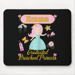 Boho Princess Emma 2026 Personalised Preschool Gra Mouse Mat