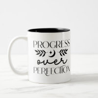 Boho Progress Over Perfection Yoga