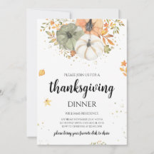 Boho Pumpkin Thanksgiving Dinner