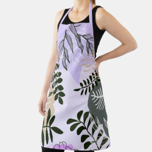 Boho Purple and Lavender Apron