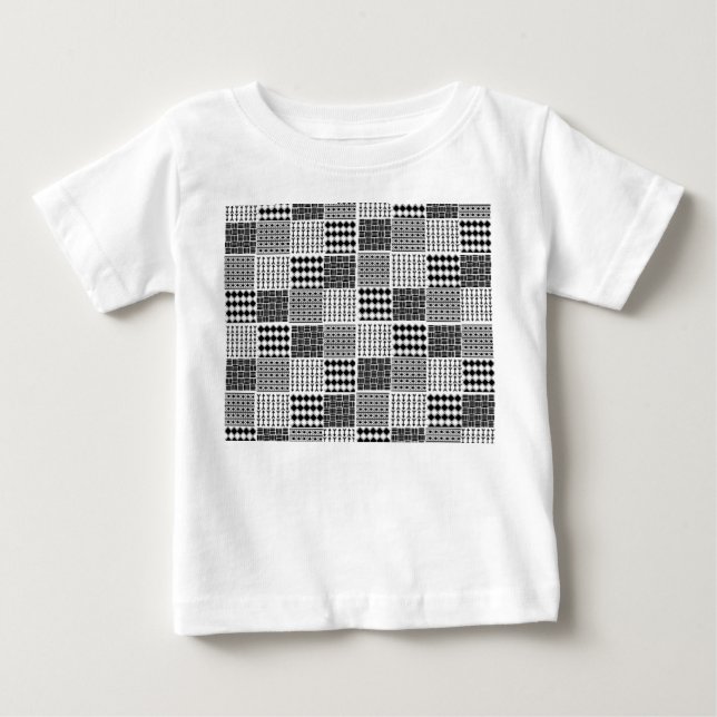 Boho Quilt Baby T-Shirt (Front)
