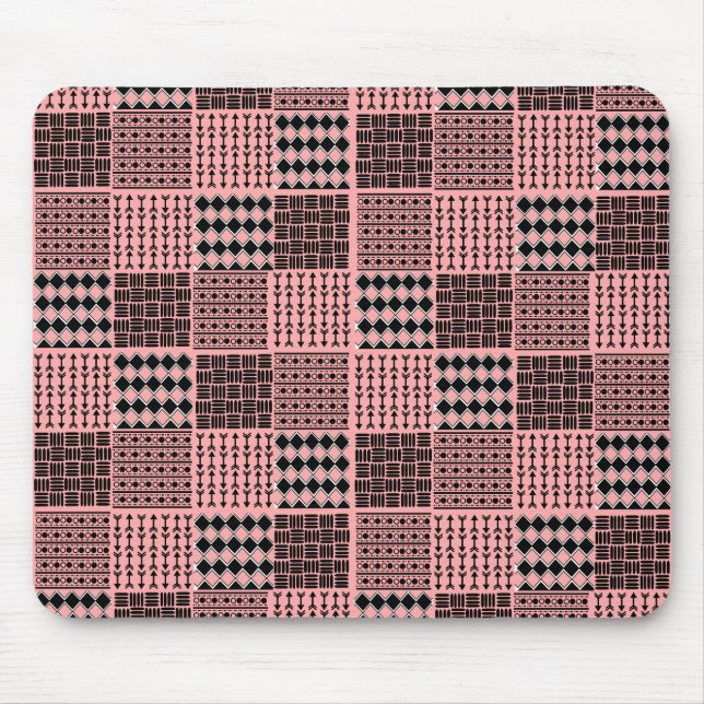 Boho Quilt Mouse Mat (Front)