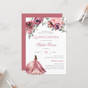Boho Quinceanera Invitation