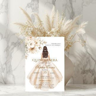 Boho Quinceanera Invitation