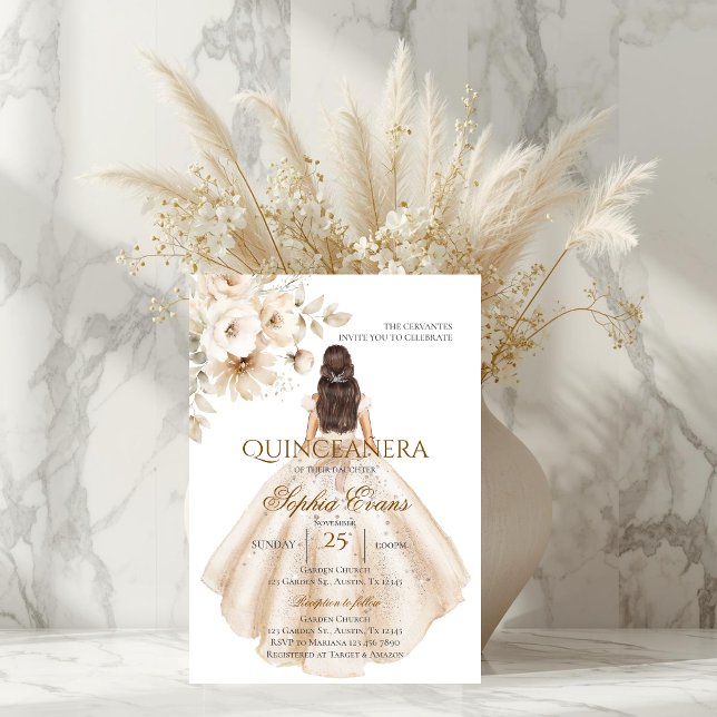 Boho Quinceanera Invitation (Creator Uploaded)