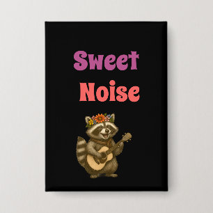 Boho Raccoon Floral Crown Music Lover