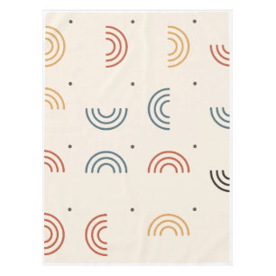 Boho Rainbow Arches Seamless Pattern Tablecloth