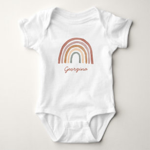 Boho Rainbow  Baby Bodysuit