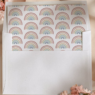 Boho Rainbow Baby Envelope