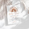 Boho Rainbow Baby Shower Invitation