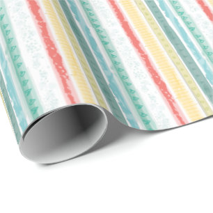 Boho Rainbow Baby Shower Wrapping Paper