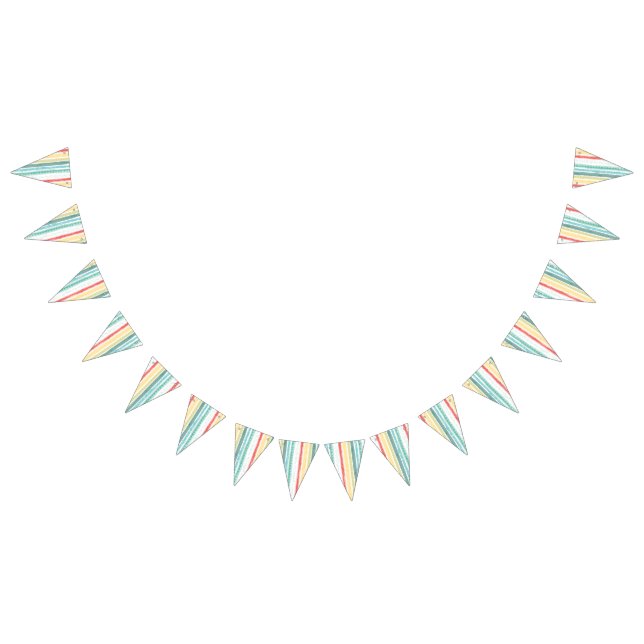Boho Rainbow Birthday Party Kids Bunting (All)