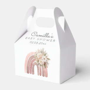 Boho Rainbow Girl Baby Shower  Favour Box