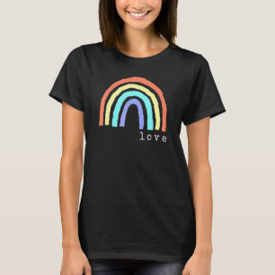 Boho Rainbow Love Letters Pride Lbgtqia 1 T-Shirt