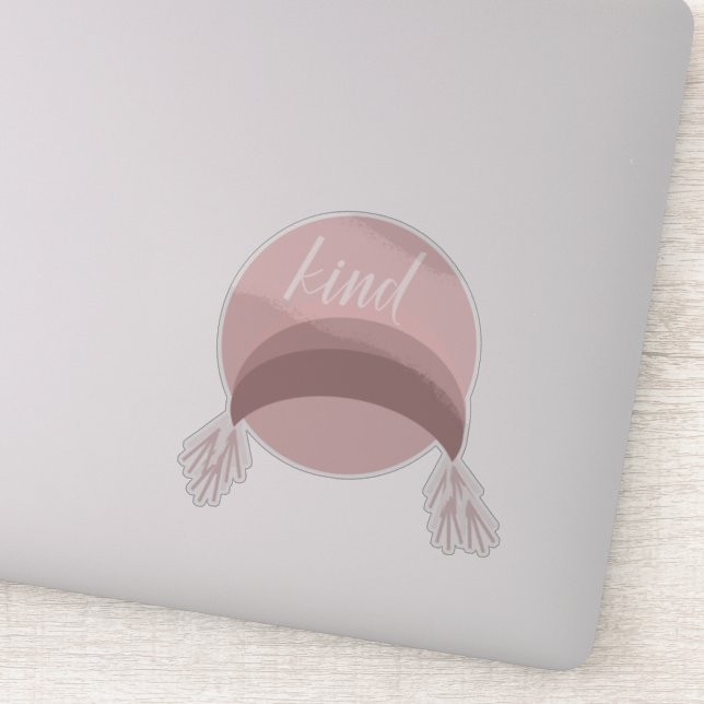 Boho Rainbow Macrame Pink Kind (Detail)