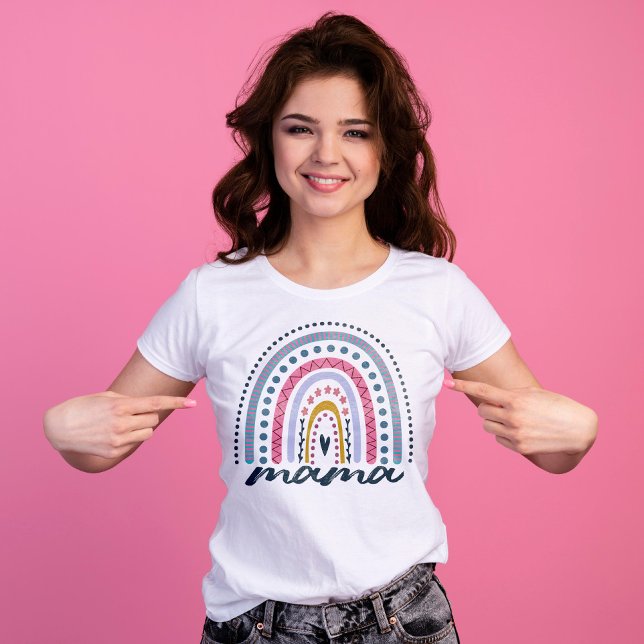 Boho Rainbow Mama Shirt (Creator Uploaded)