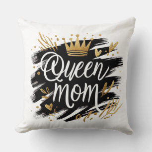 Boho Rainbow Mama - Warm Earthy Tones Design Cushion