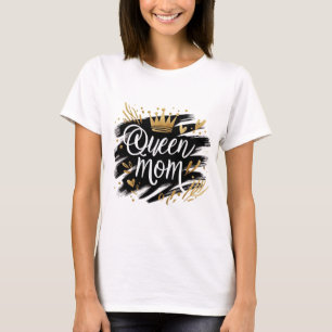 Boho Rainbow Mama - Warm Earthy Tones Design T-Shirt