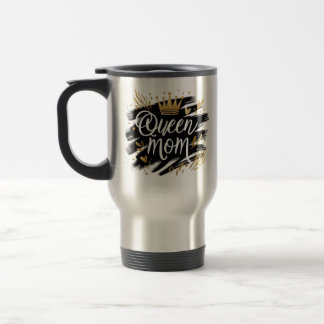 Boho Rainbow Mama - Warm Earthy Tones Design Travel Mug