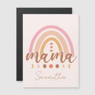 Boho Rainbow Mama with Moon Phases
