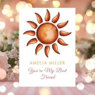 Boho Rainbow Party Card