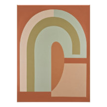 boho rainbow poster
