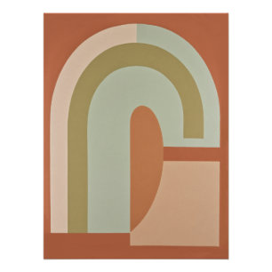boho rainbow poster
