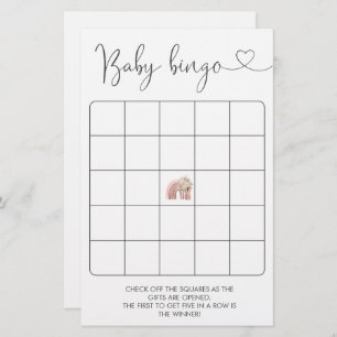  Boho Rainbow Wishes For Baby  Bingo Game
