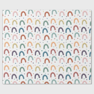 Boho Rainbow Wrapping Paper